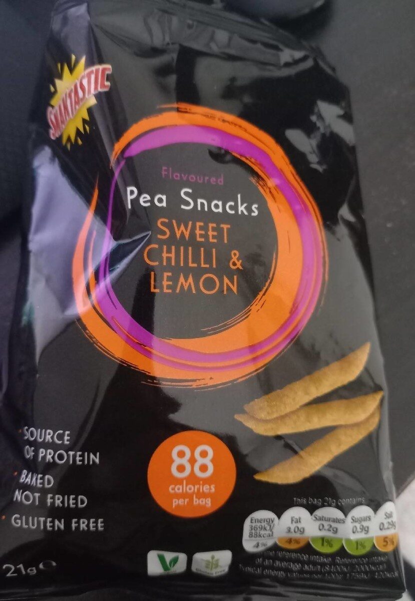 Pea snacks sweet chilli & lemon - Product