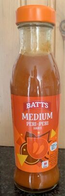 Calories in Batts Batts Medium Peri Peri Sauce