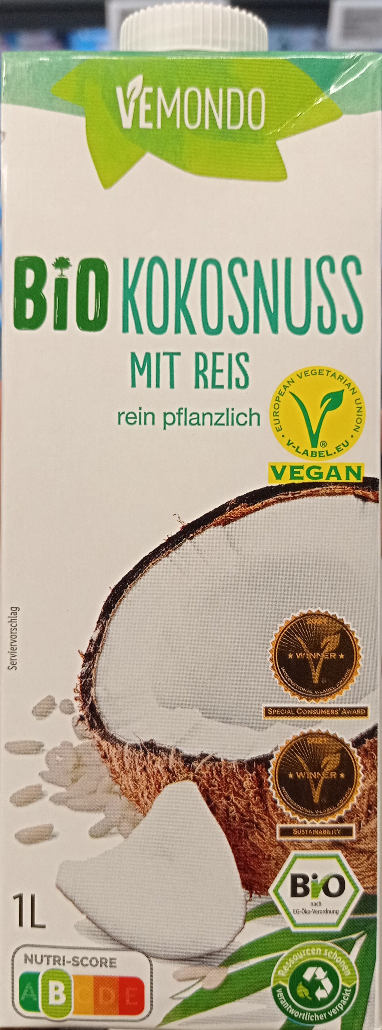 Bio Kokonuss mit Reis - Product - de