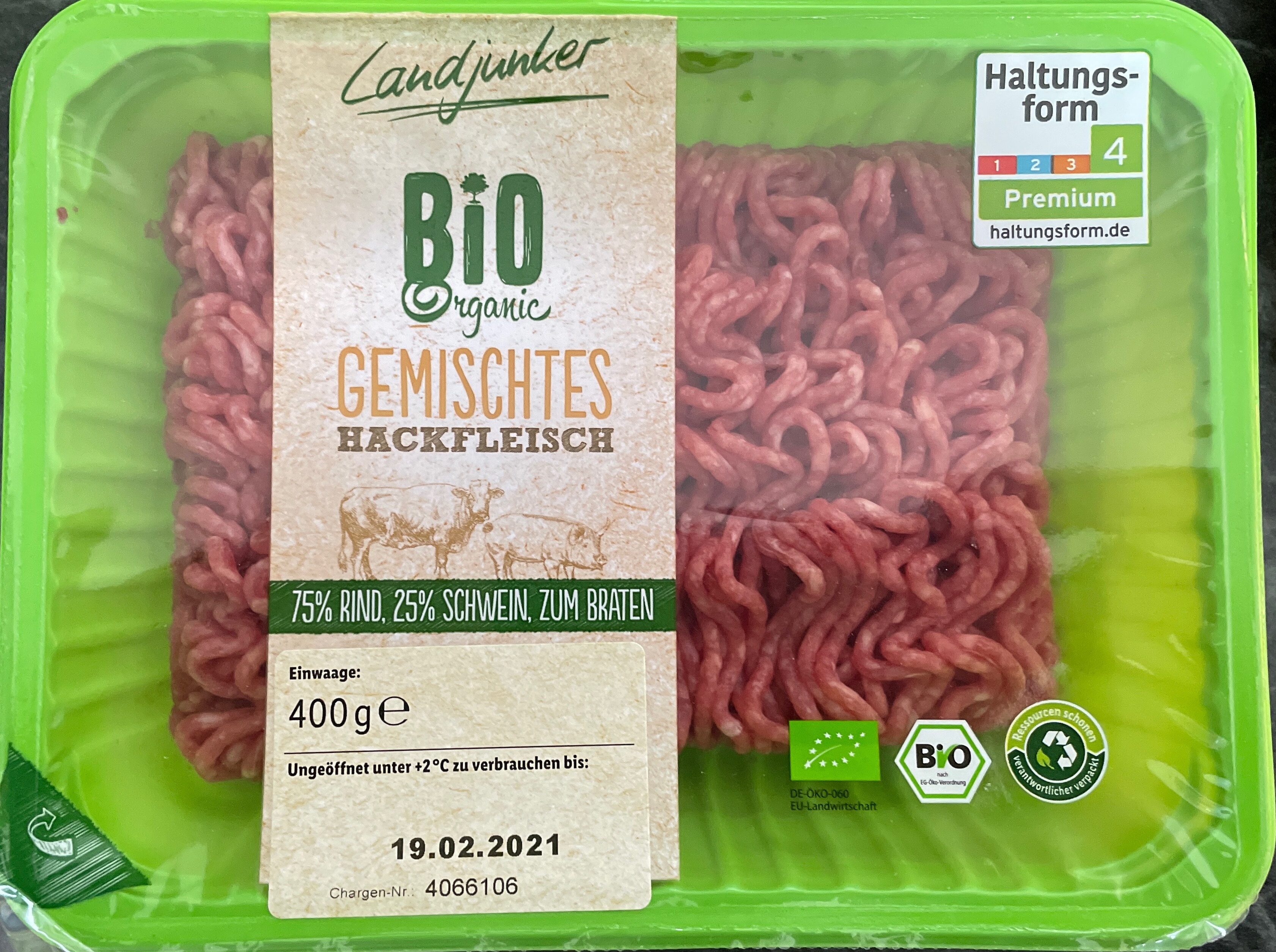 Bio Gemischtes Hackfleisch - Produkt