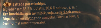 Salted Chips - Ingredienser