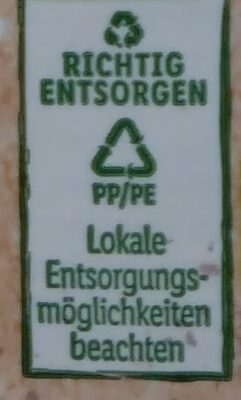 Bio Knuspermüsli Schoko - Instruction de recyclage et/ou informations d'emballage - de