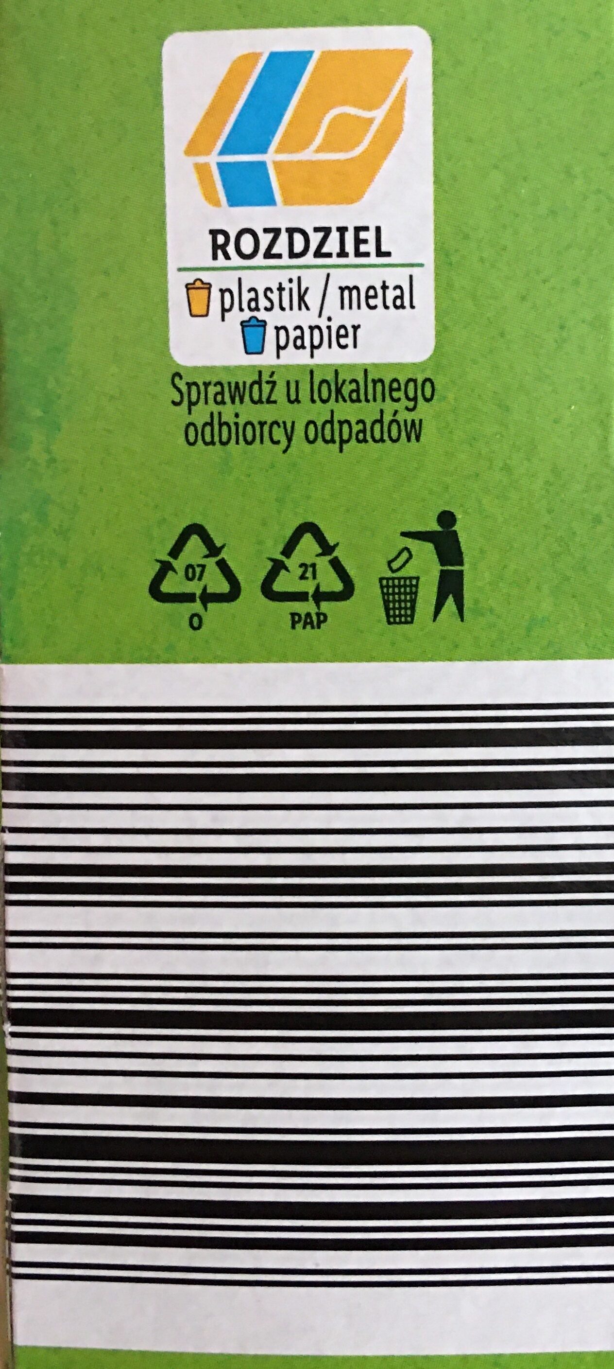 Tofu na patelnię Garam Masala - Instrukcje dotyczące recyklingu i / lub informacje na temat opakowania