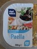 Paella con molluschi, crostacei e salame piccante - Producto