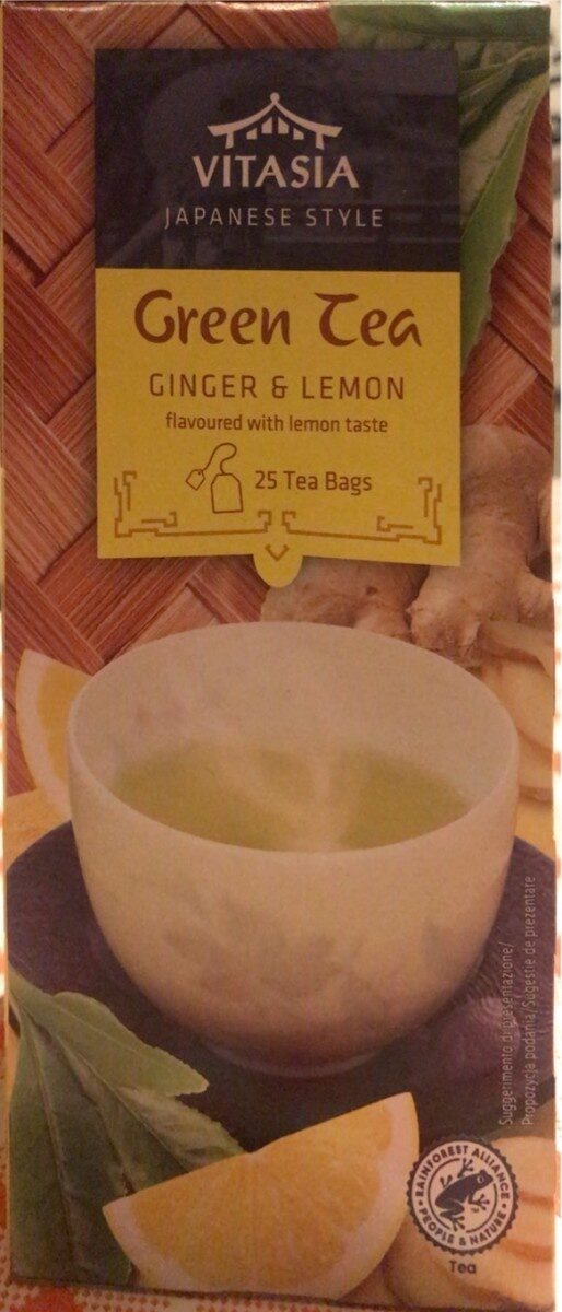 Green tea ginger & lemon - Prodotto