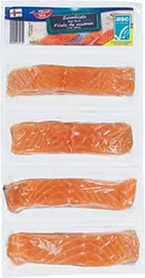 Pavés de saumon ASC avec peau x4 - Product