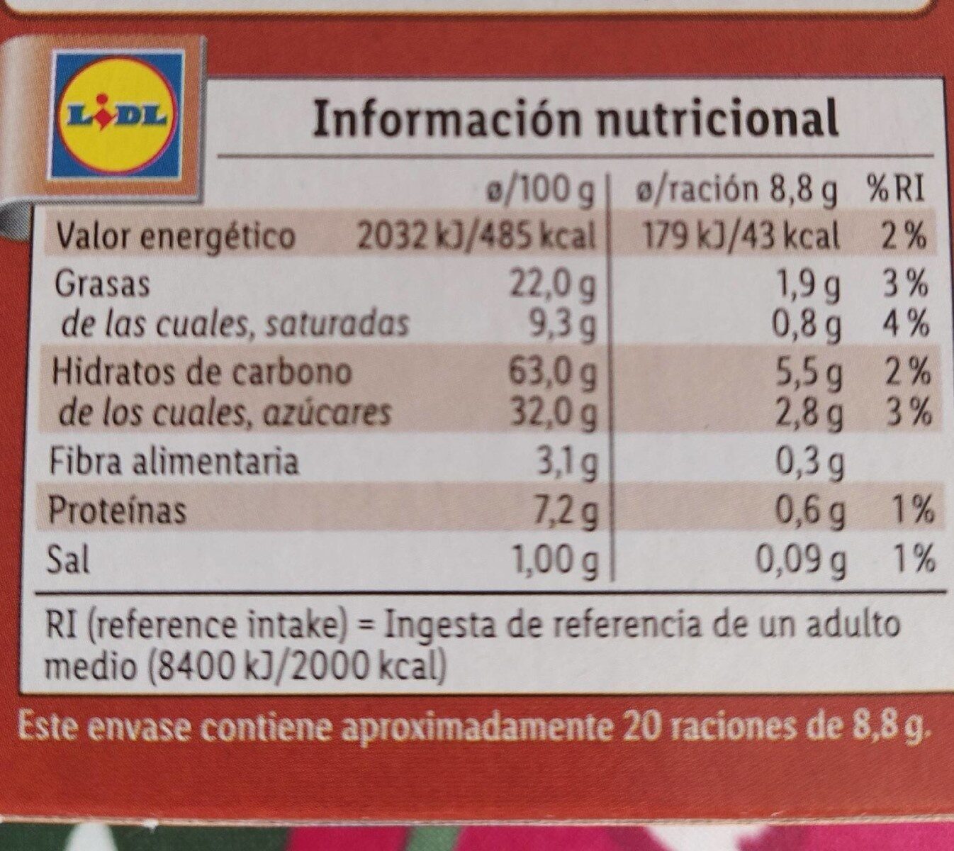 Digestive Finas chocolate con leche - Nutrition facts - es