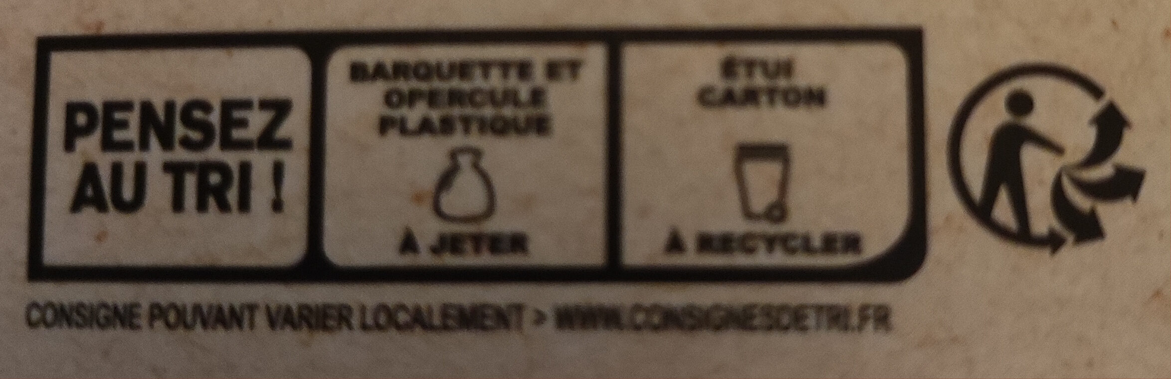 Bouchées chocolat lait - Genbrugsinstruktioner og/eller emballageoplysninger - fr