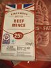 25% beef mince - Product