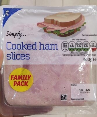 Cooked ham slices - Product