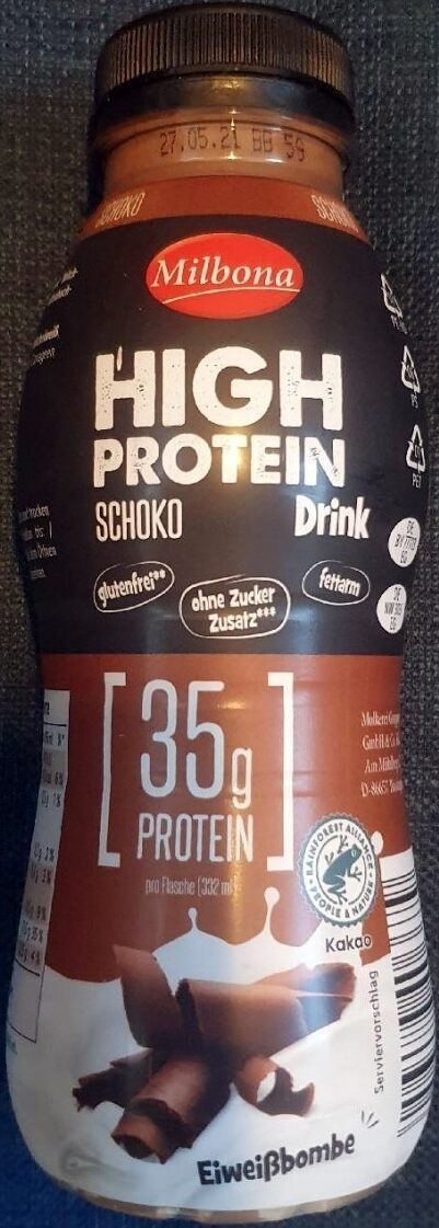 High Protein Napój Mleczny - czekolada - Produkt