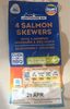 4 salmon skewers - Product