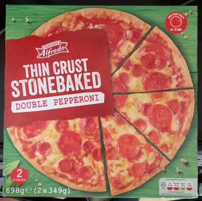 Thin Crust Stonebaked Double Pepperoni Pizza - Product