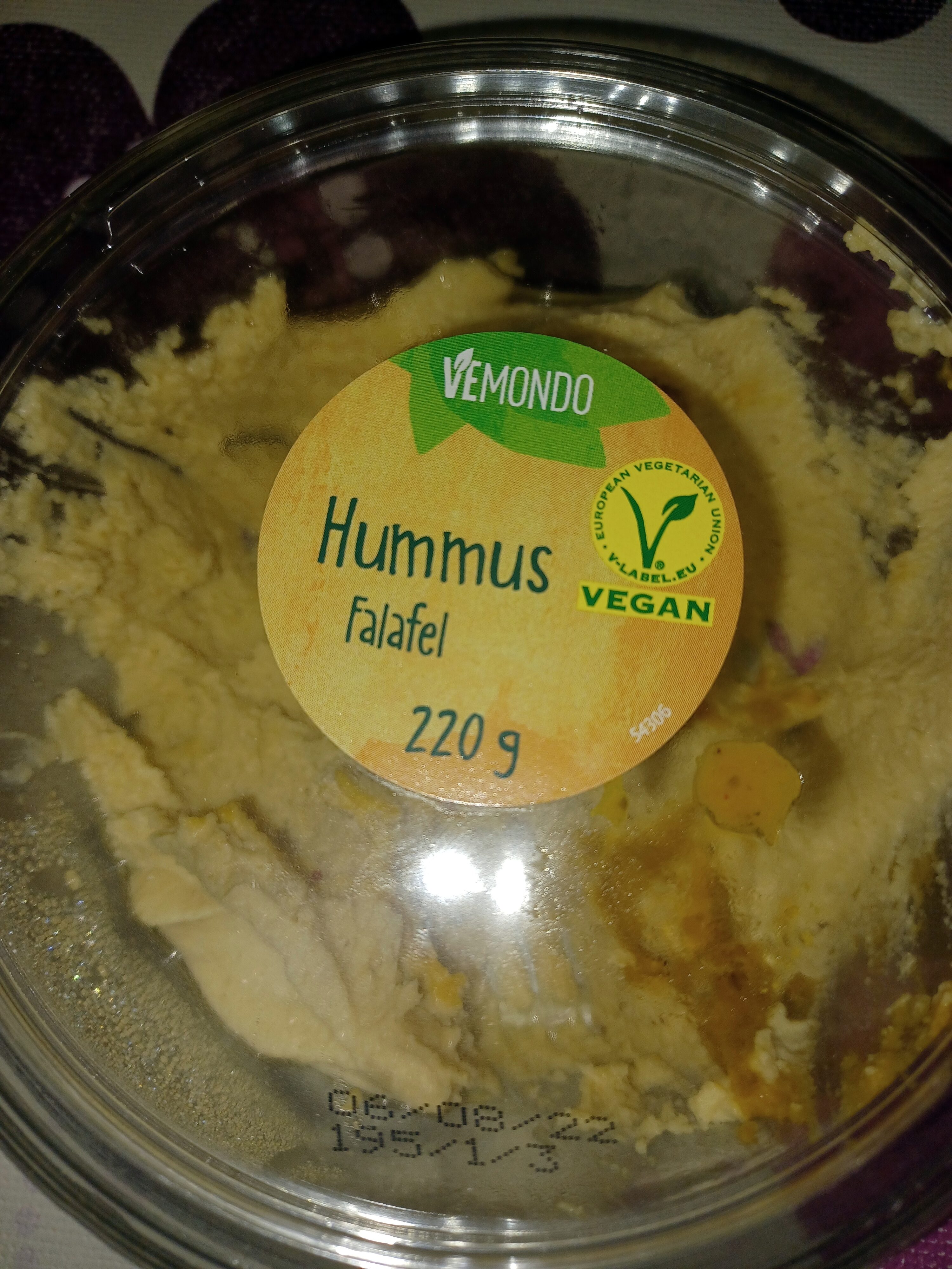 Hummus falafel vegan - Produkt