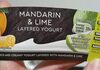 Mandarin y lime layered yogurt - Product