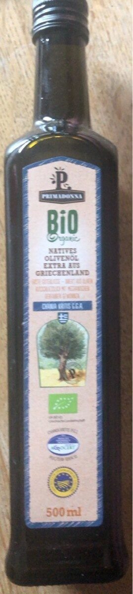 Bio Organic natives Olivenöl - Produkt