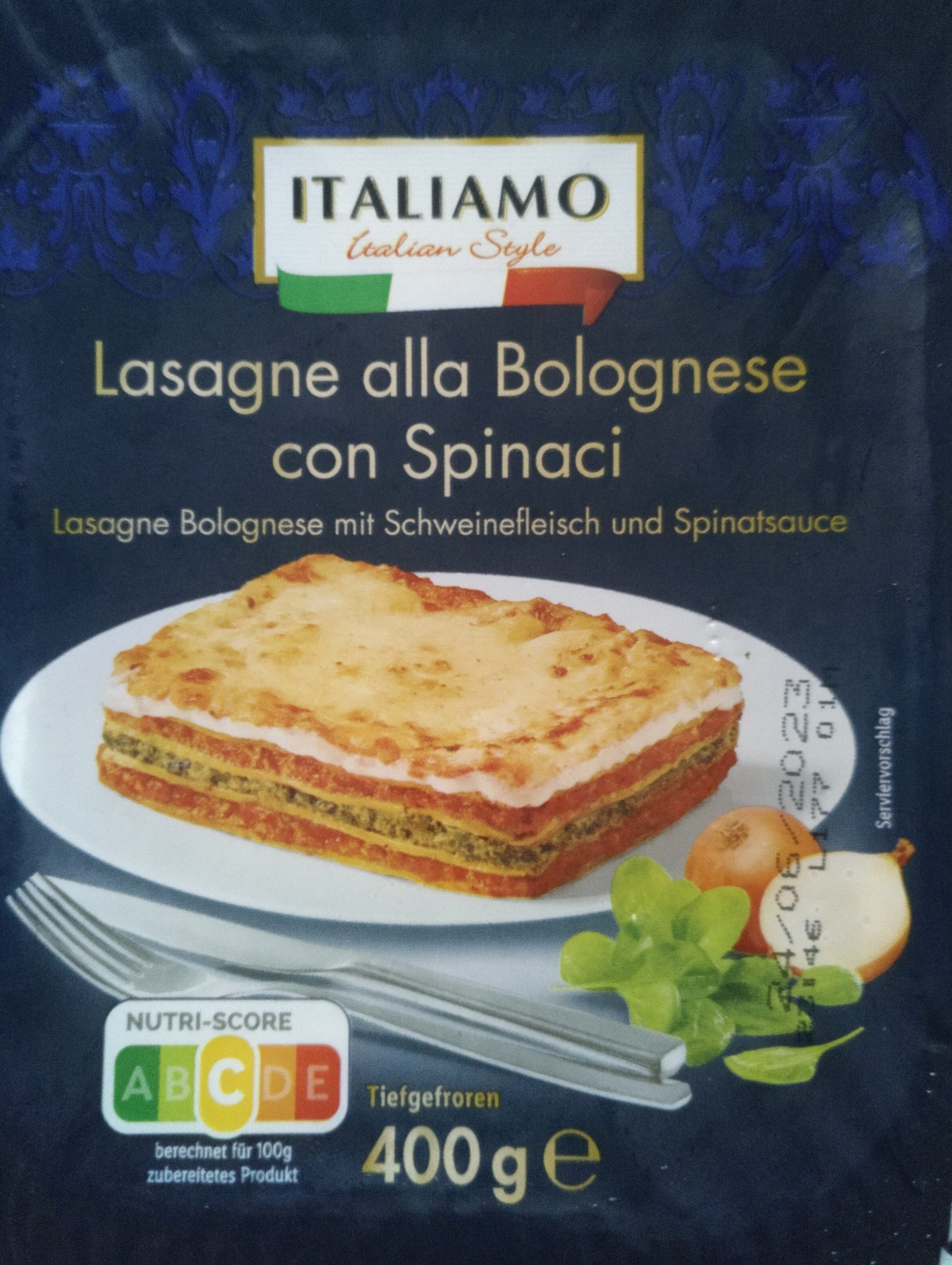 Lasagne alla Bolognese con Spinaci - Product - de