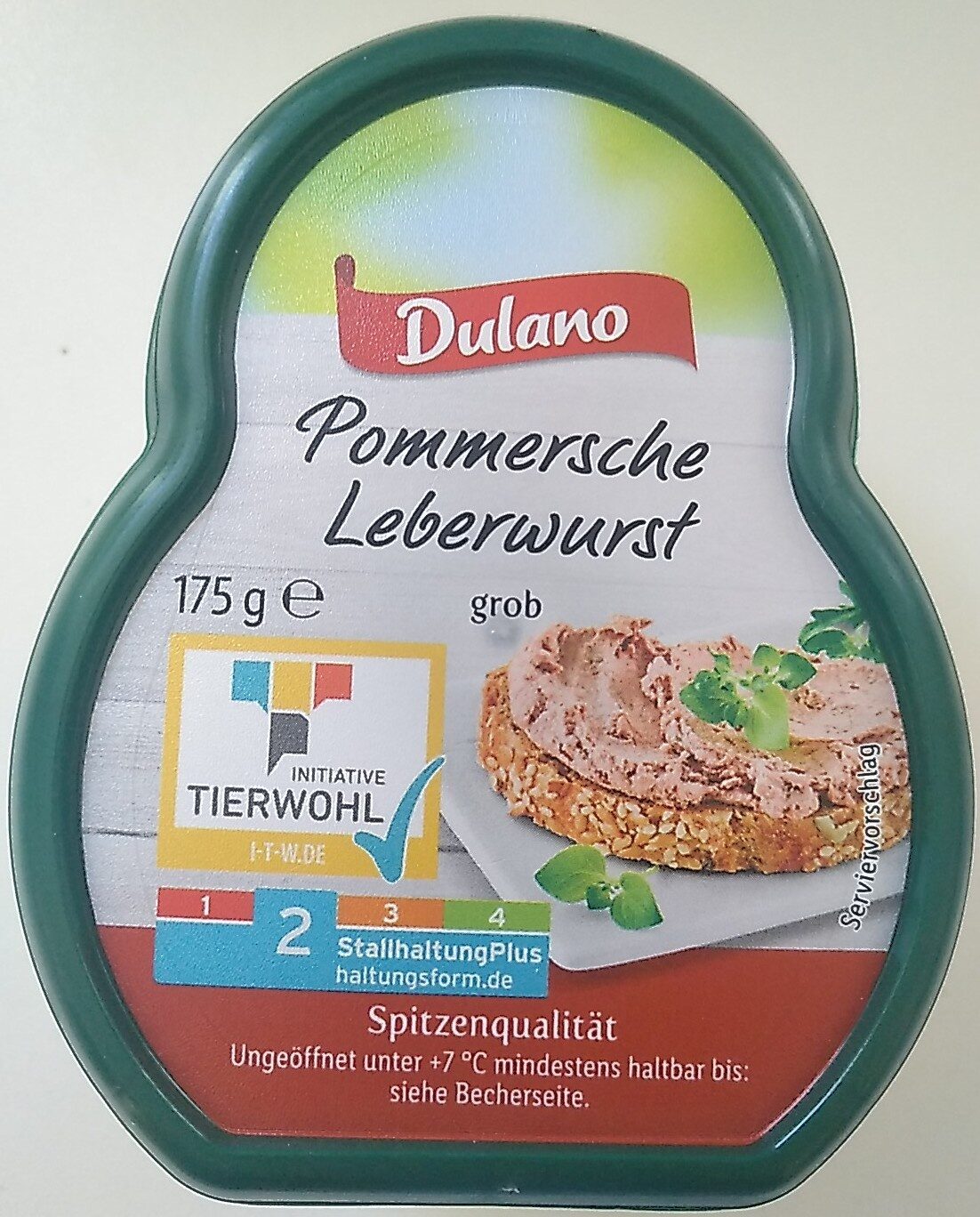 Pommersche Leberwurst grob - Zutaten