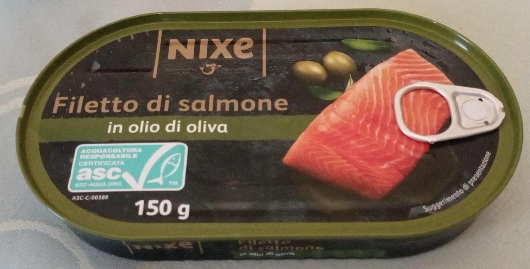 Filetto di salmone in olio d'oliva - Prodotto