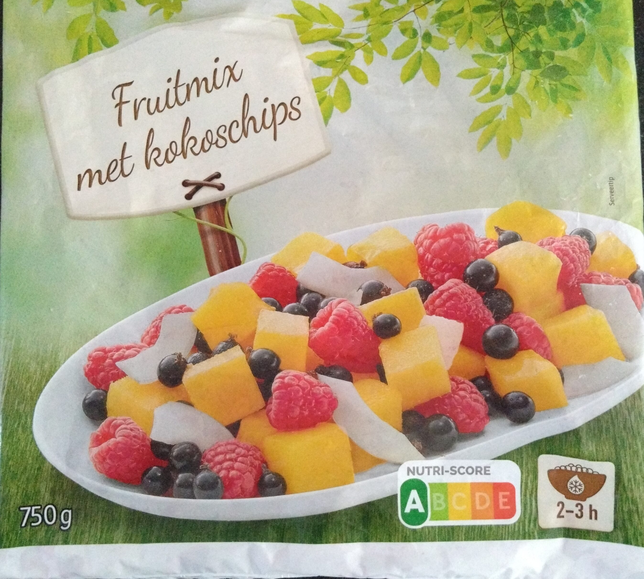 Fruit mix with coconut flakes - Product