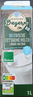 Bio frische fettarme Milch - Product - de