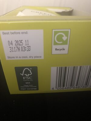 Green Tea Lemon - Recycling instructions and/or packaging information