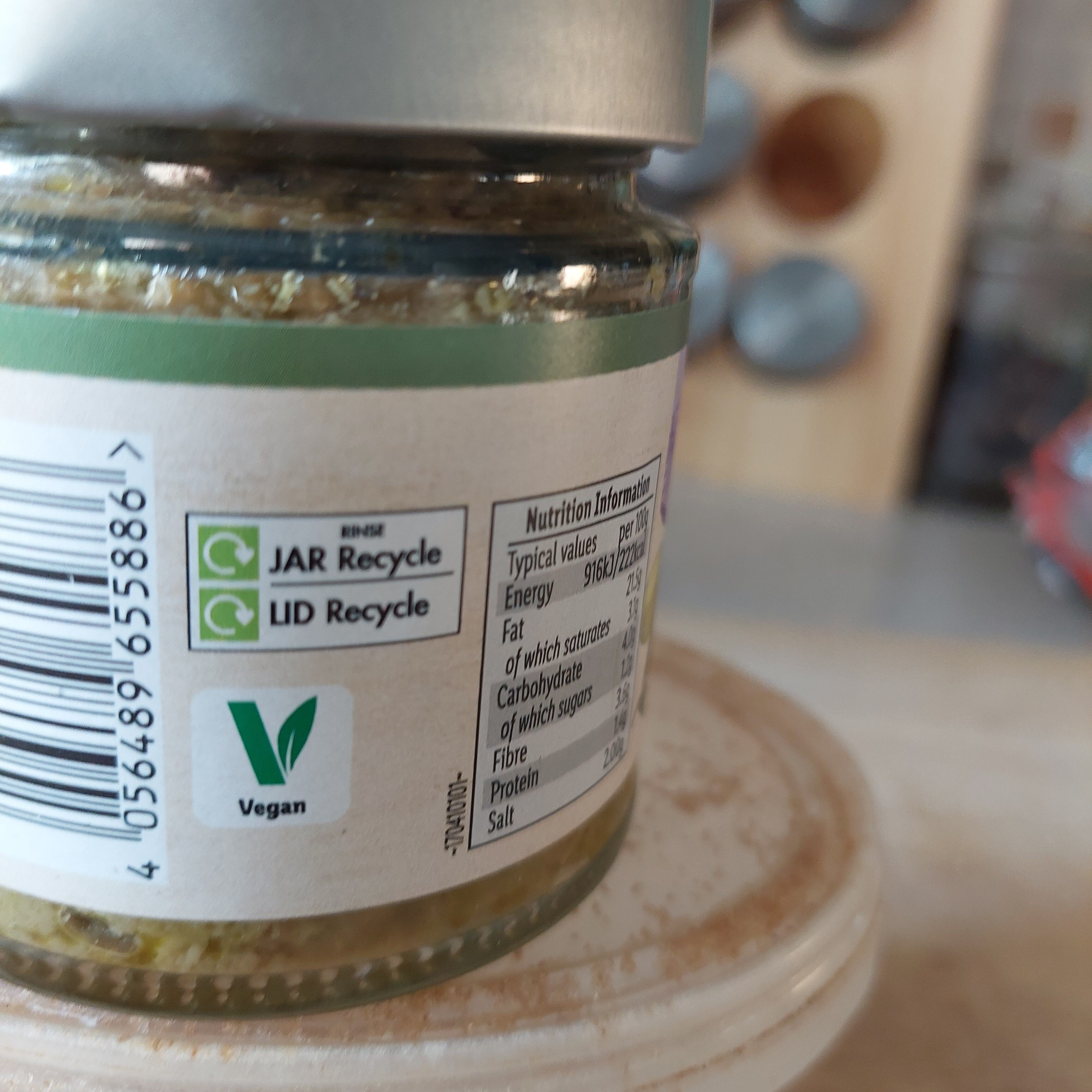 Provence style Green Olive Tapenade - Istruzioni per il riciclaggio e/o informazioni sull'imballaggio - en