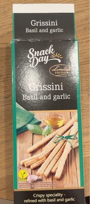 Grissini basil and garlic - Prodotto - fr