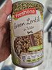 Green lentils in water - Product