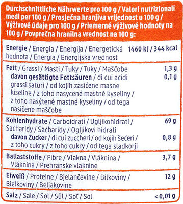 Dinkelmehl Type 630 - Nutrition facts - de
