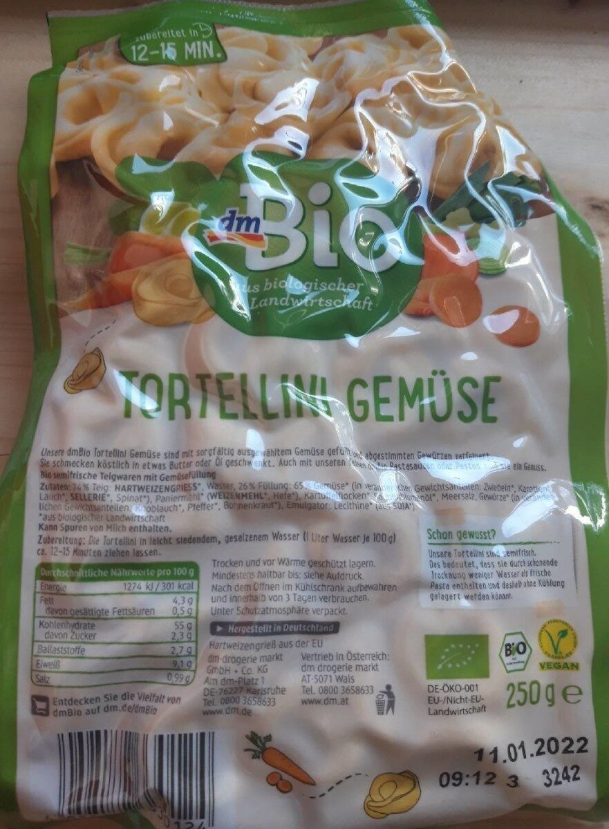 Tortellini Gemüse - Produkt