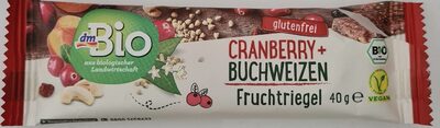 Cranberry + Buchweizen Fruchtriegel - Produkt