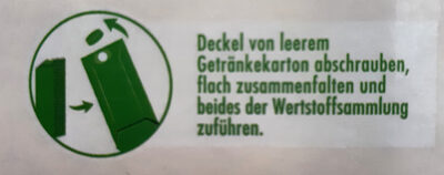Dinkel drink matur - Инструкции за рециклиране и/или информация за опаковката - de