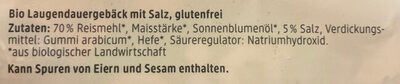 Laugen Knusper Snack - Ingredients