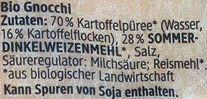 Gnocchi aus Kartoffeln & Sommerdinkel - Ingredientes - de