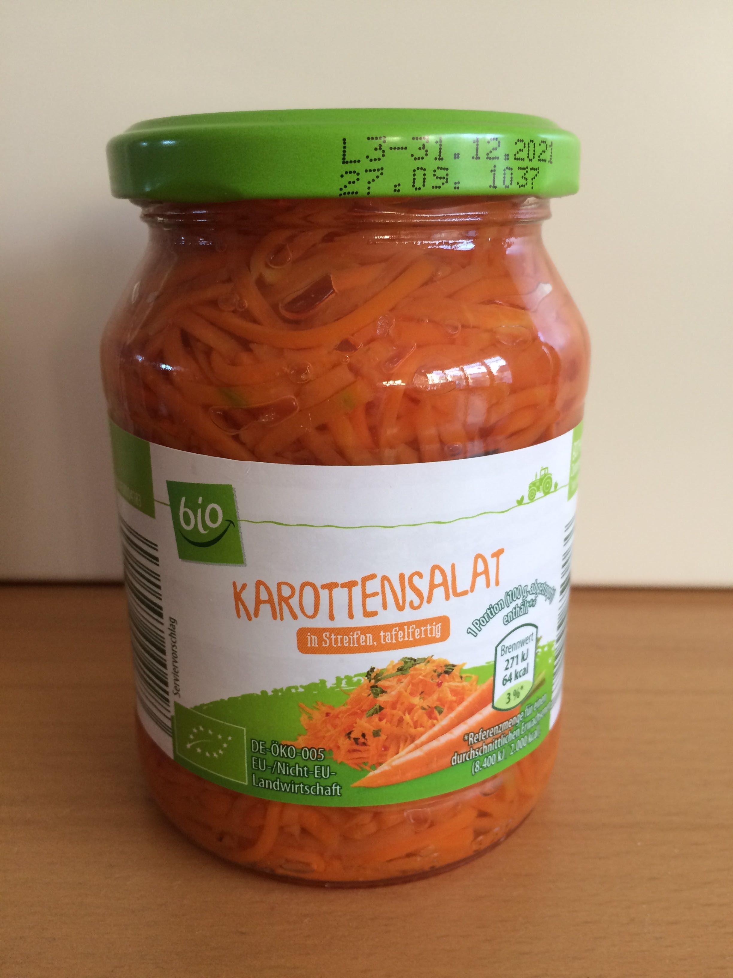 Karottensalat Bio, in Streifen - Produit - de