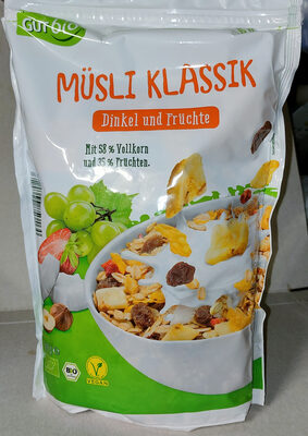 Bio-Müsli Klassik - Dinkel und Früchte - Produkt