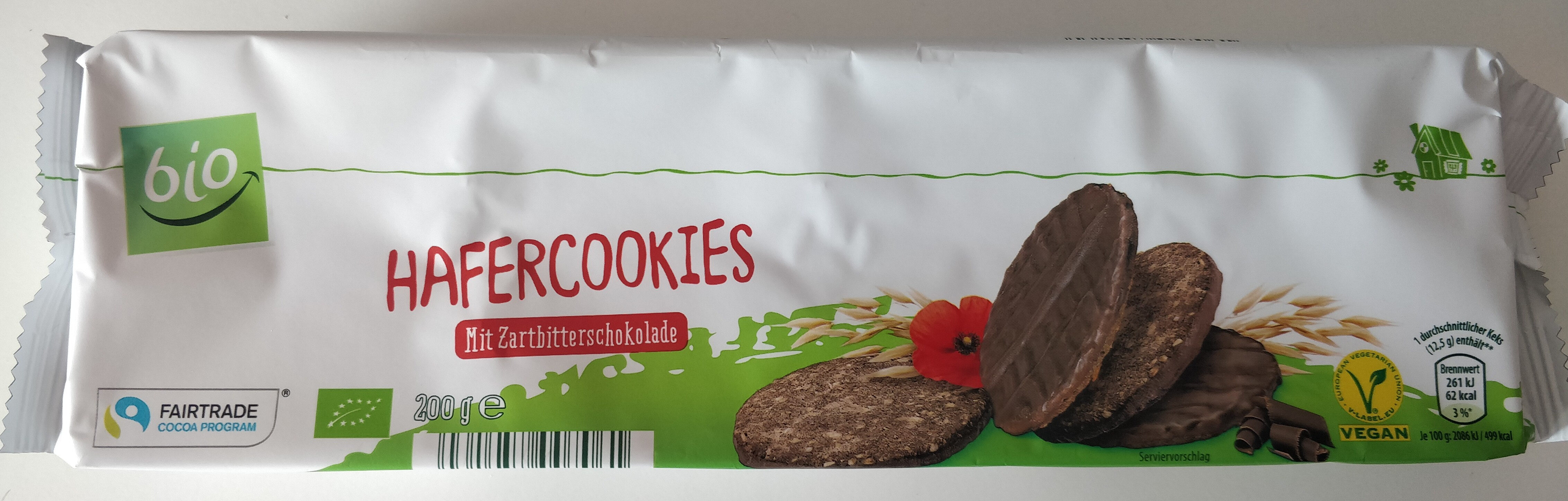 Hafercookies mit Zartbitterschokolade - Product - de