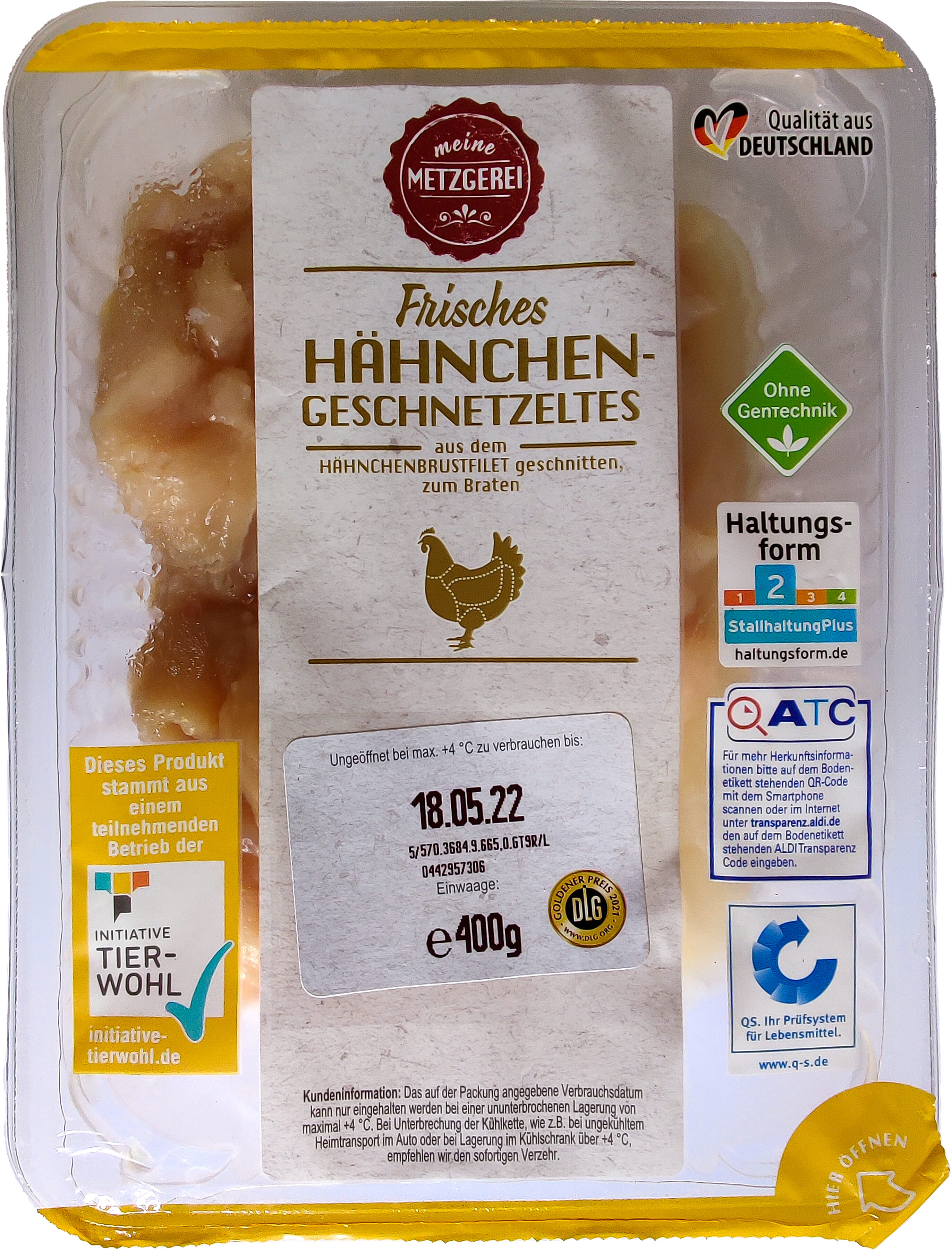 Frisches Hähnchen-Geschnetzeltes - Produkt
