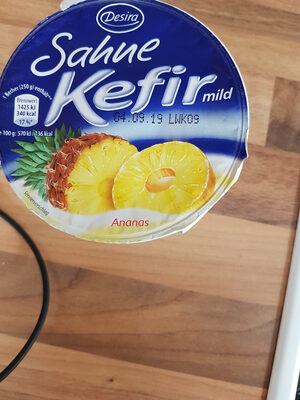 Sahne-Kefir Ananas - Produkt