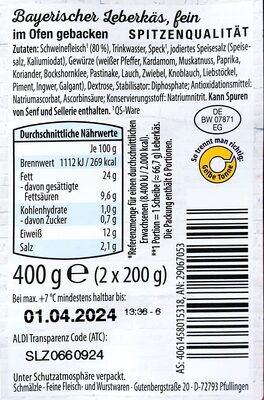Bayrischer Leberkäs fein - Recycling instructions and/or packaging information - de