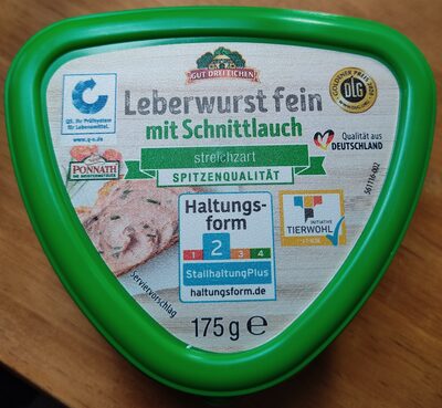 Leberwurst fein mit Schnittlauch - Produit - de