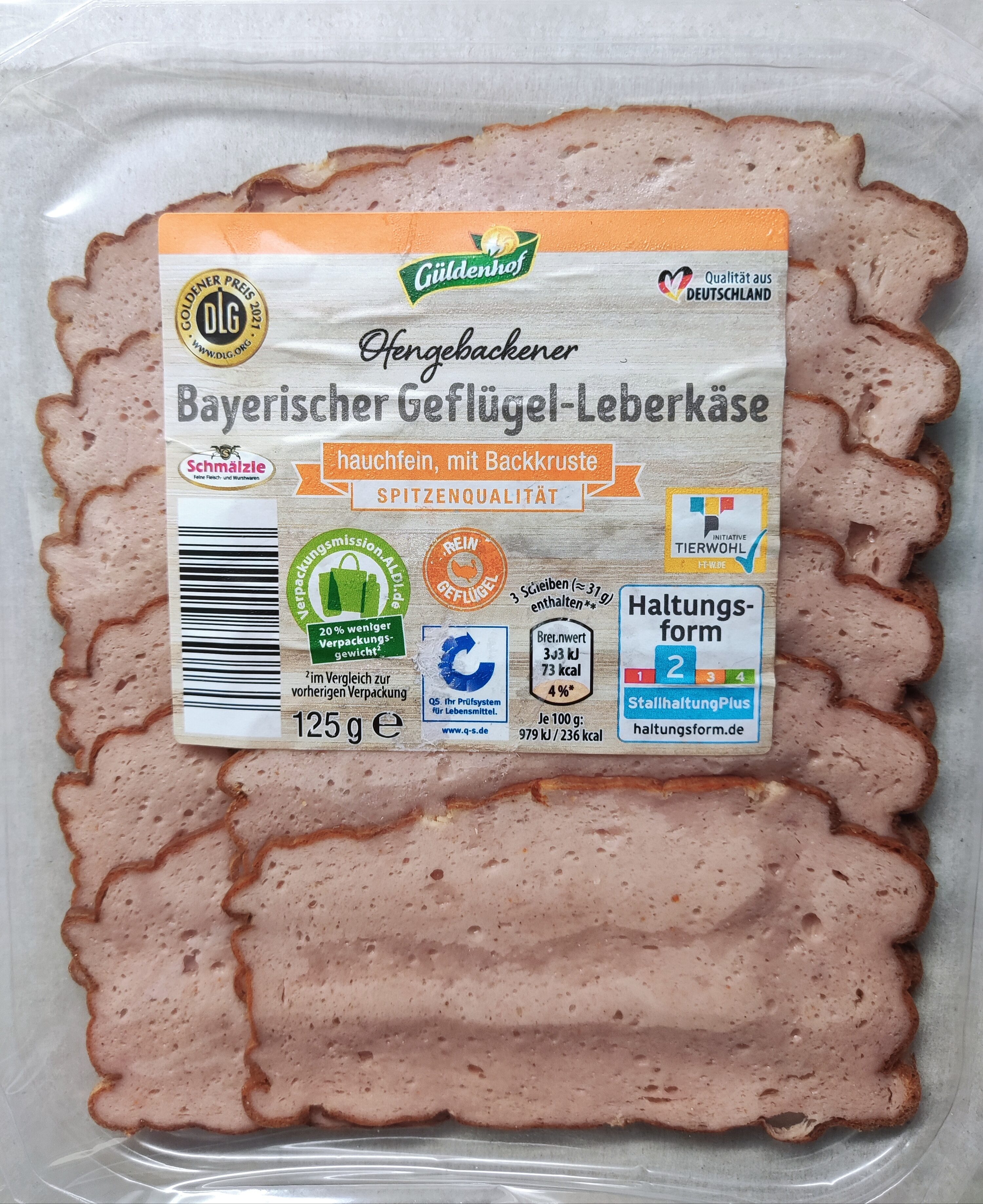 Bayerischer Geflügel-Leberkäse - Producto - de