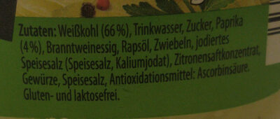 Weißkrautsalat mit Paprika - Ingredientes - de