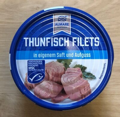 Thunfisch-Filets in eigenem Saft - Producto - de