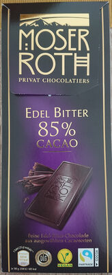Edel-Bitterschokolade 85% Cacao - Produit - de