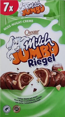 Milch-Jumbo-Riegel - Nuss-Nugat-Creme - Product - de