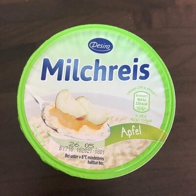 Milchreis Apfel - Produkt - en
