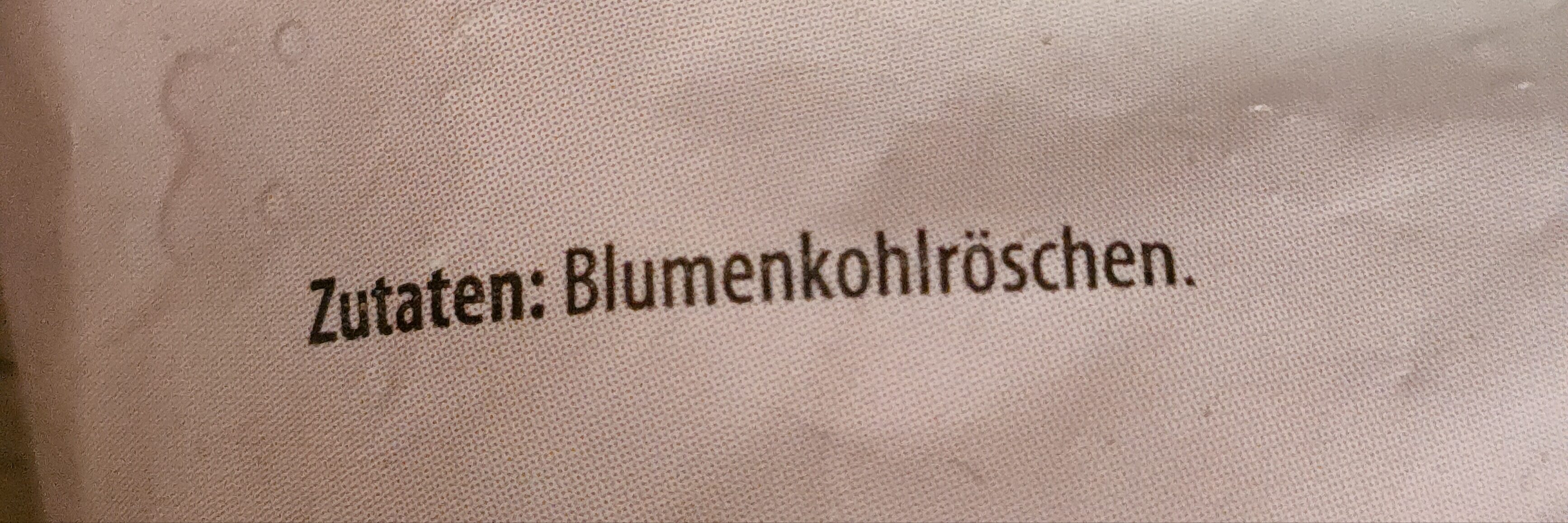 Gemüse Blumenkohl-Röschen - Ingredients - de