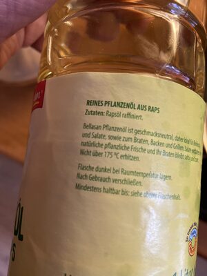 Pflanzenöl  Raps - Ingredients - de